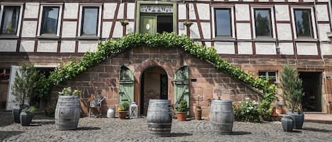 Façade de l’hébergement