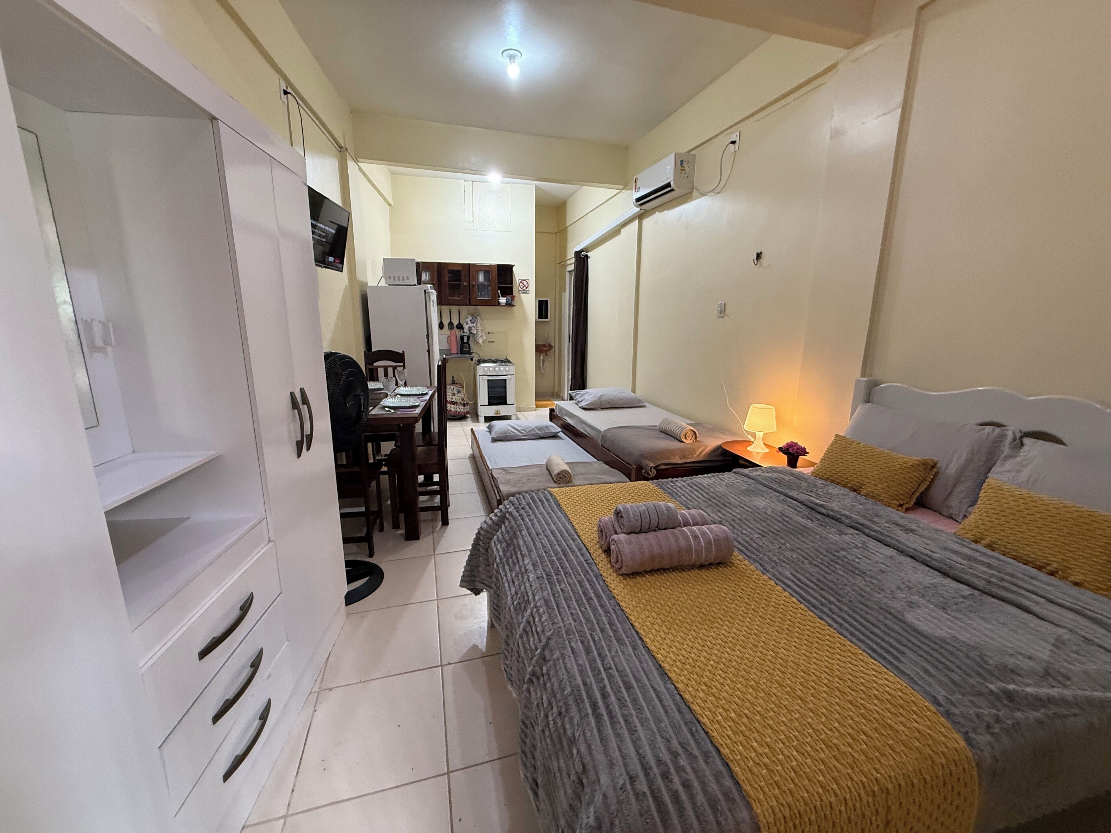 1 間睡房、免費 Wi-Fi、床單