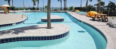 Indoor pool, outdoor pool