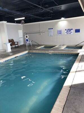 Indoor pool, outdoor pool