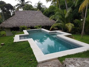 Outdoor pool - Bungalow in Secure Atami gated Community (Tamanique)