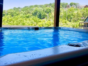 Indoor pool, outdoor pool