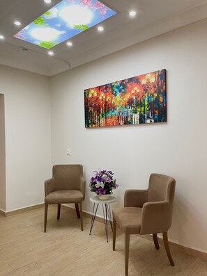 Sala de estar en el lobby