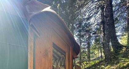 Porter's Perch,
A Cozy Yurt Tucked into the Woods