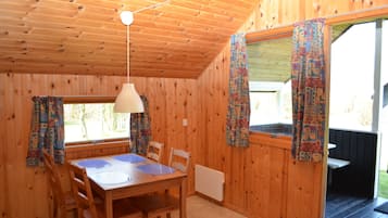 Hytte, privat bad (B - 4 person) | Oppholdsrom