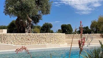 Piscine extérieure (ouverte en saison), parasols de plage