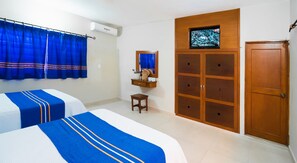 Coffres-forts dans les chambres, rideaux occultants