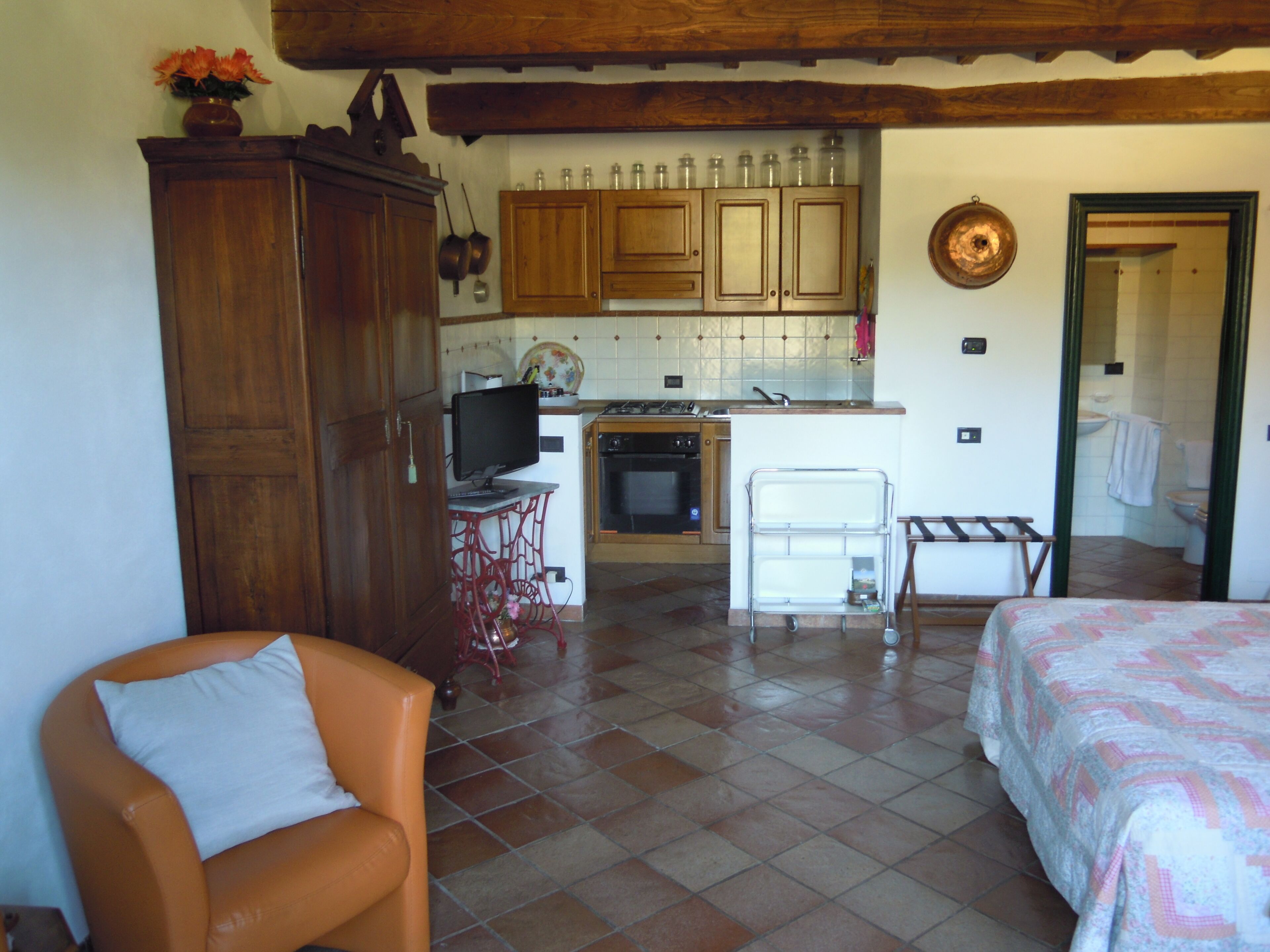 typical apartment in a Tuscan house