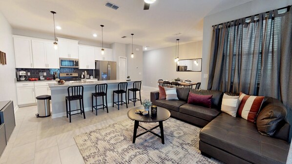 42-inch TV with cable channels