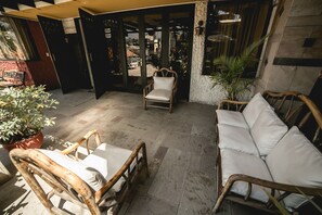 Sala de estar en el lobby