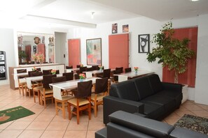 Sittområde i lobbyn