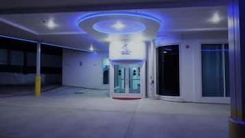 Façana frontal de l'allotjament