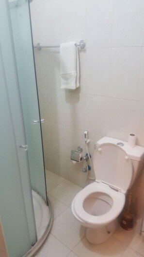 Apartamento de lujo | Baño | Ducha, secador de pelo, toallas y champú