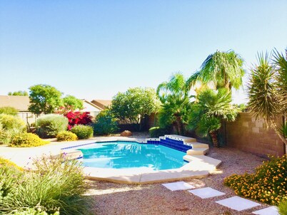 This Is It! Next to Tennis & Baseball Complex! Private, beautiful backyard Pool