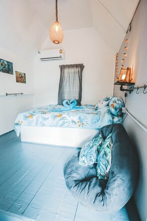 Down duvets, individually decorated, individually furnished
