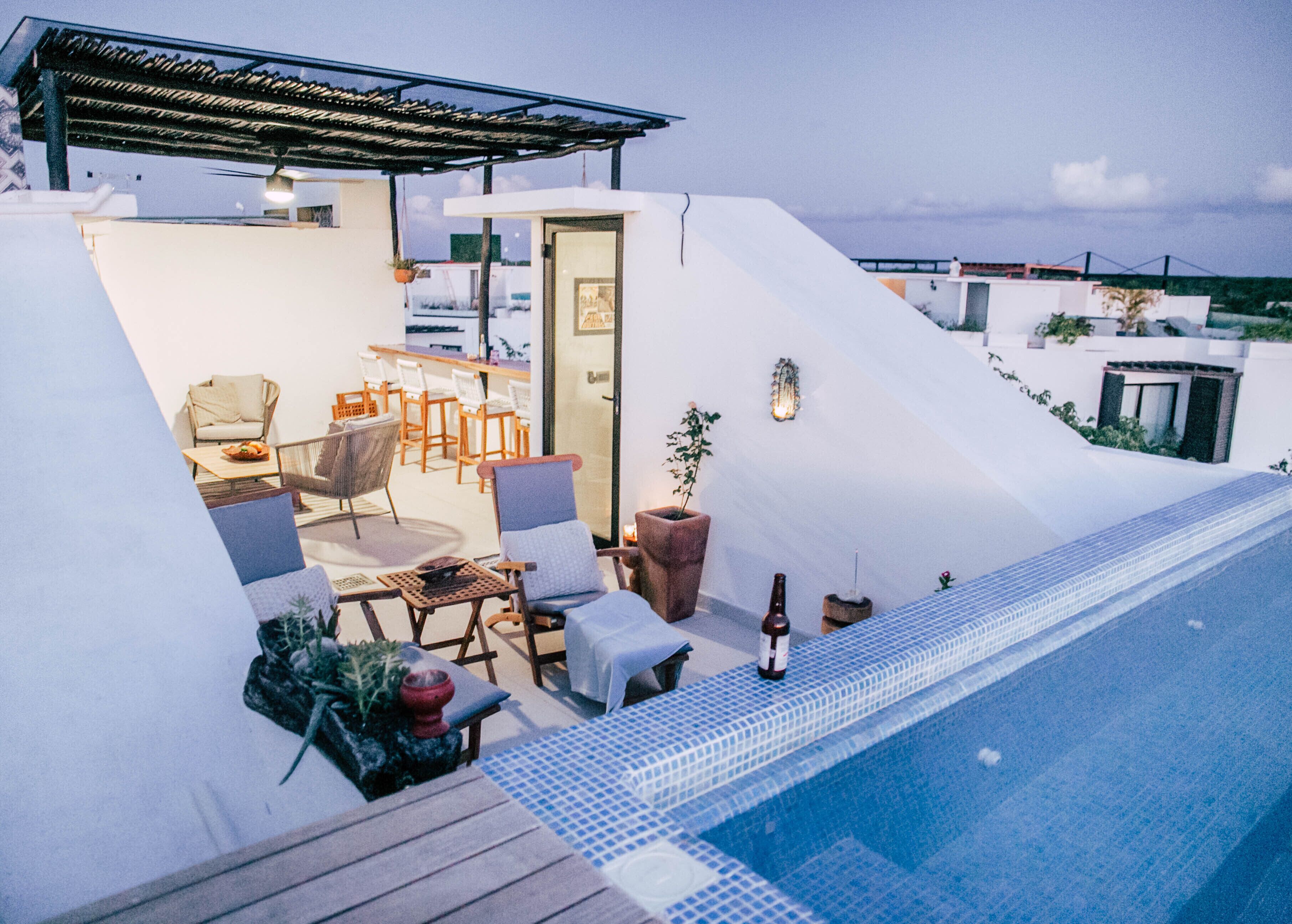 CASA CHOCAN Near Zero Waste Penthouse ROOFTOP view