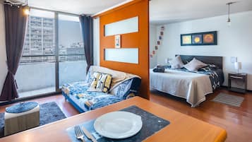 1 bedroom, in-room safe, iron/ironing board, travel crib