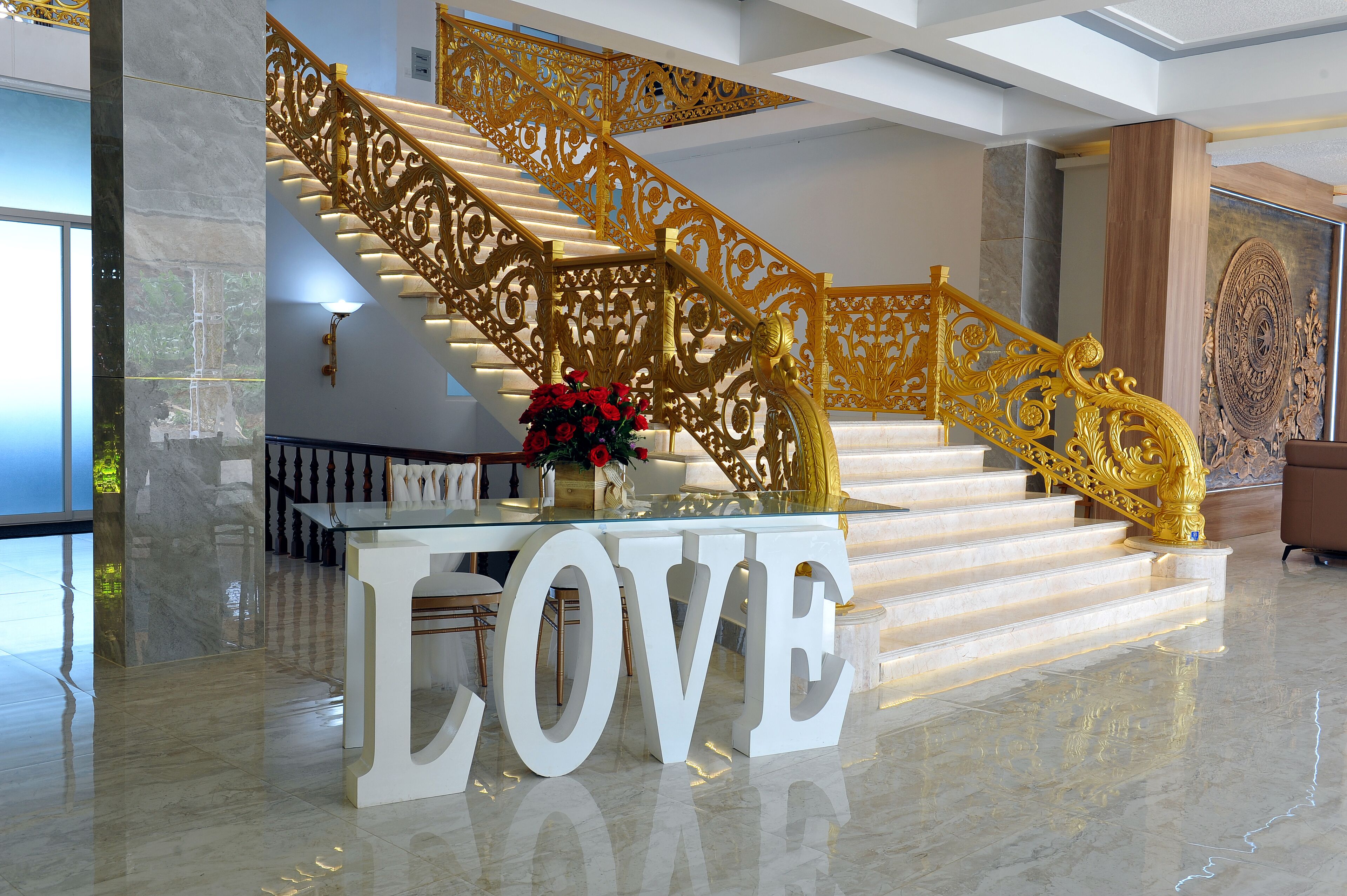 숙박 시설 입구