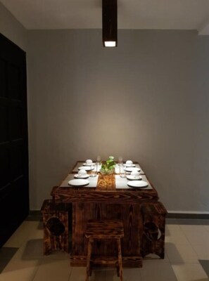 Breakfast area - P Motel (Langkawi)