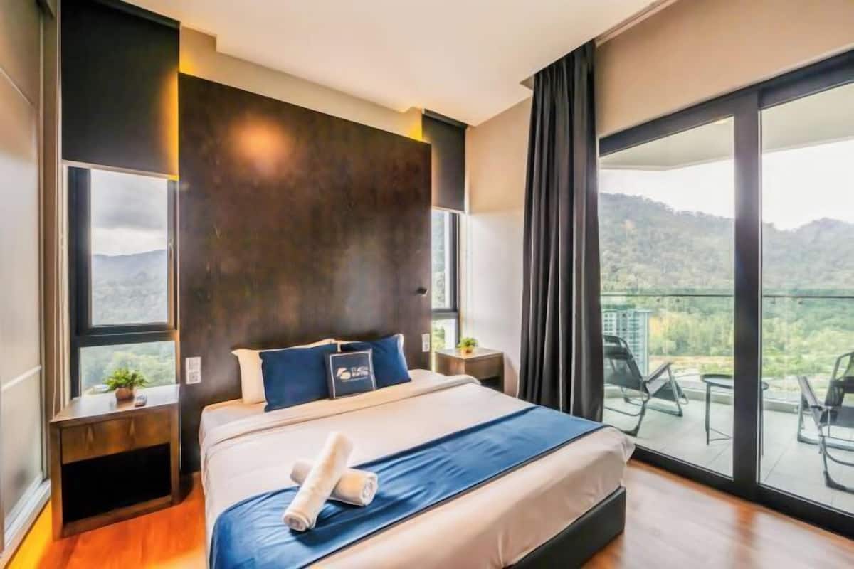 Blackout curtains, iron/ironing board, free WiFi, bed sheets