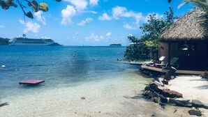 海灘、躺椅、沙灘巾