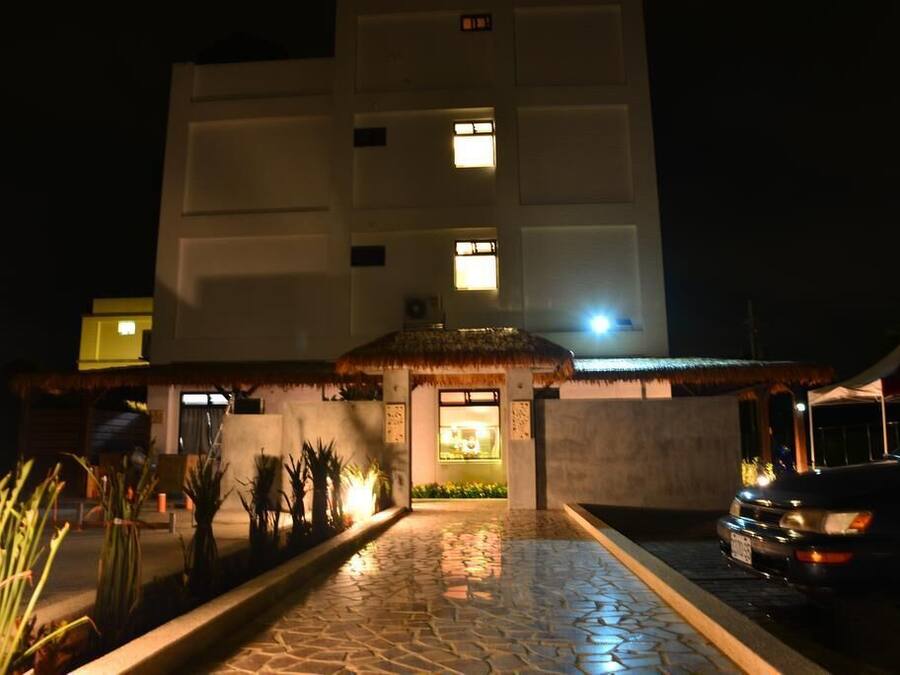Front of property – evening/night