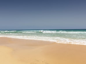 Aan het strand