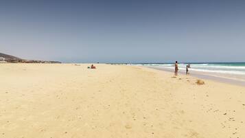En la playa
