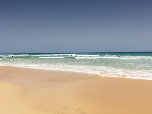 On the beach