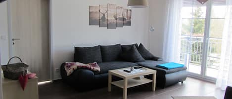 Apartment, Garden View (4) | Living area | TV, DVD player