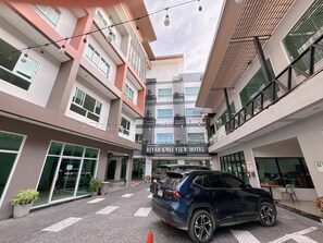 Voorkant van accommodatie