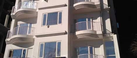 Majoituspaikan julkisivu