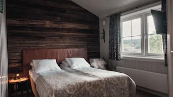 Cortinas blackout, wifi gratis y decoración personalizada