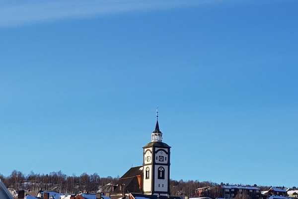 Staduitzicht vanuit accommodatie