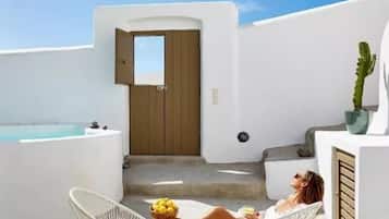 Studio with Private Hot Tub | Terraza o patio
