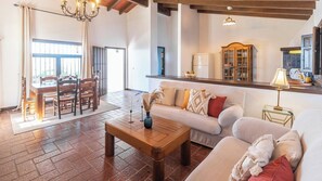 Télévision, cheminée, lecteur de DVD