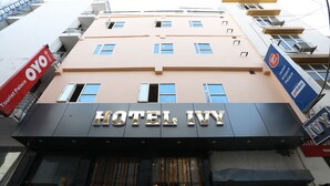 The entrance of Hotel Ivy with a sign indicating it is a 9-star hotel. - OYO 30462 Hotel Ivy (New Delhi)