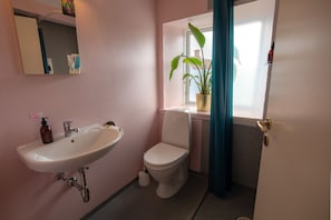 Camera doppia | Bagno | Doccia, asciugacapelli, asciugamani, sapone