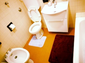 Free toiletries, hair dryer, towels, soap