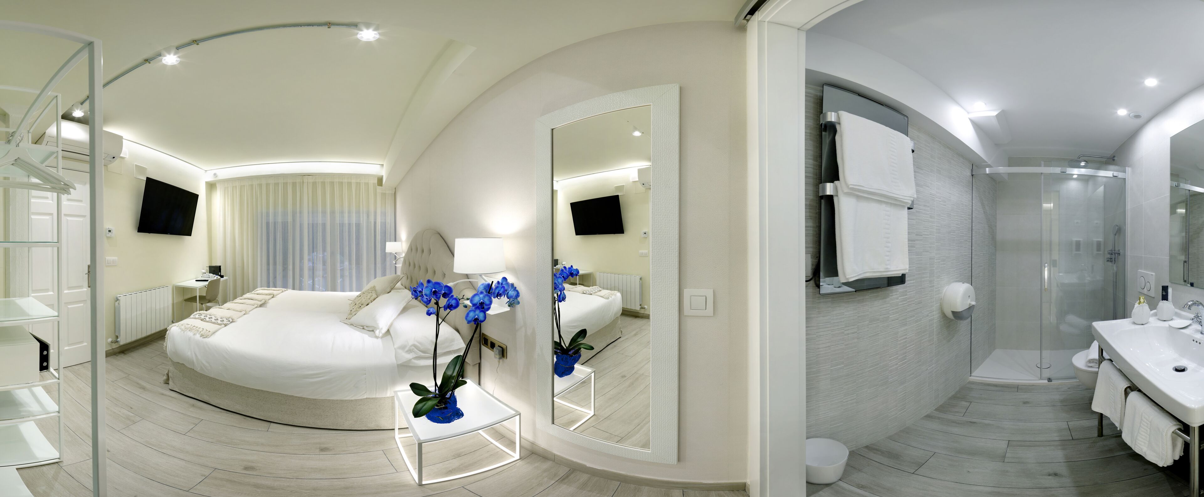 豪華雙床房 (Blanco Ibiza) | 羽絨被、Select Comfort 床墊、客房內保險箱、獨特裝潢