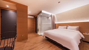 华丽客房, 1 间卧室 | 遮光窗帘、隔音、免费 WiFi、床单