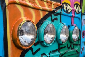Exterior detail - Metro Hostel (Kyiv)