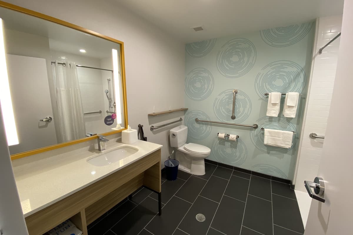 room, 2 queen beds, accessible (roll-in shower) | 1 bedroom, individually furnished, desk, laptop workspace