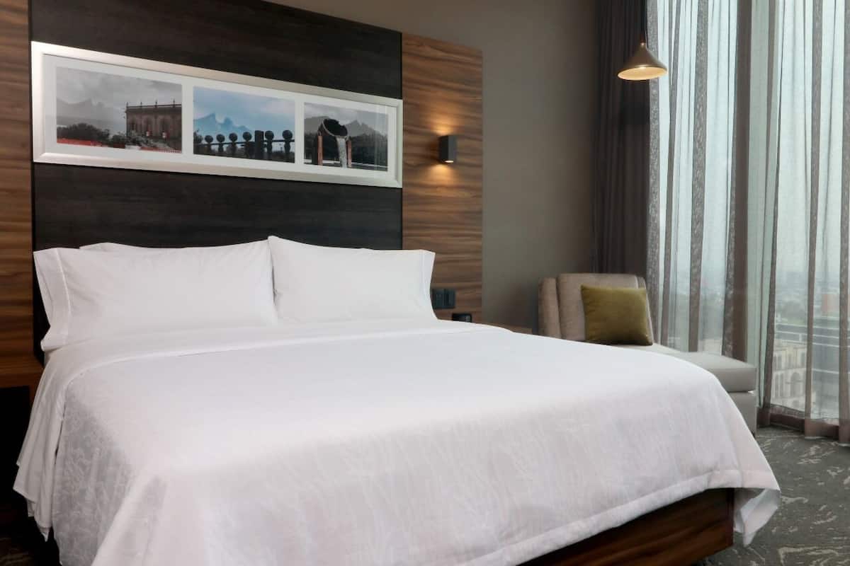 Habitación Deluxe, 1 cama Queen size, con acceso para personas discapacitadas (Hearing) | Minibar, caja de seguridad en la habitación y escritorio