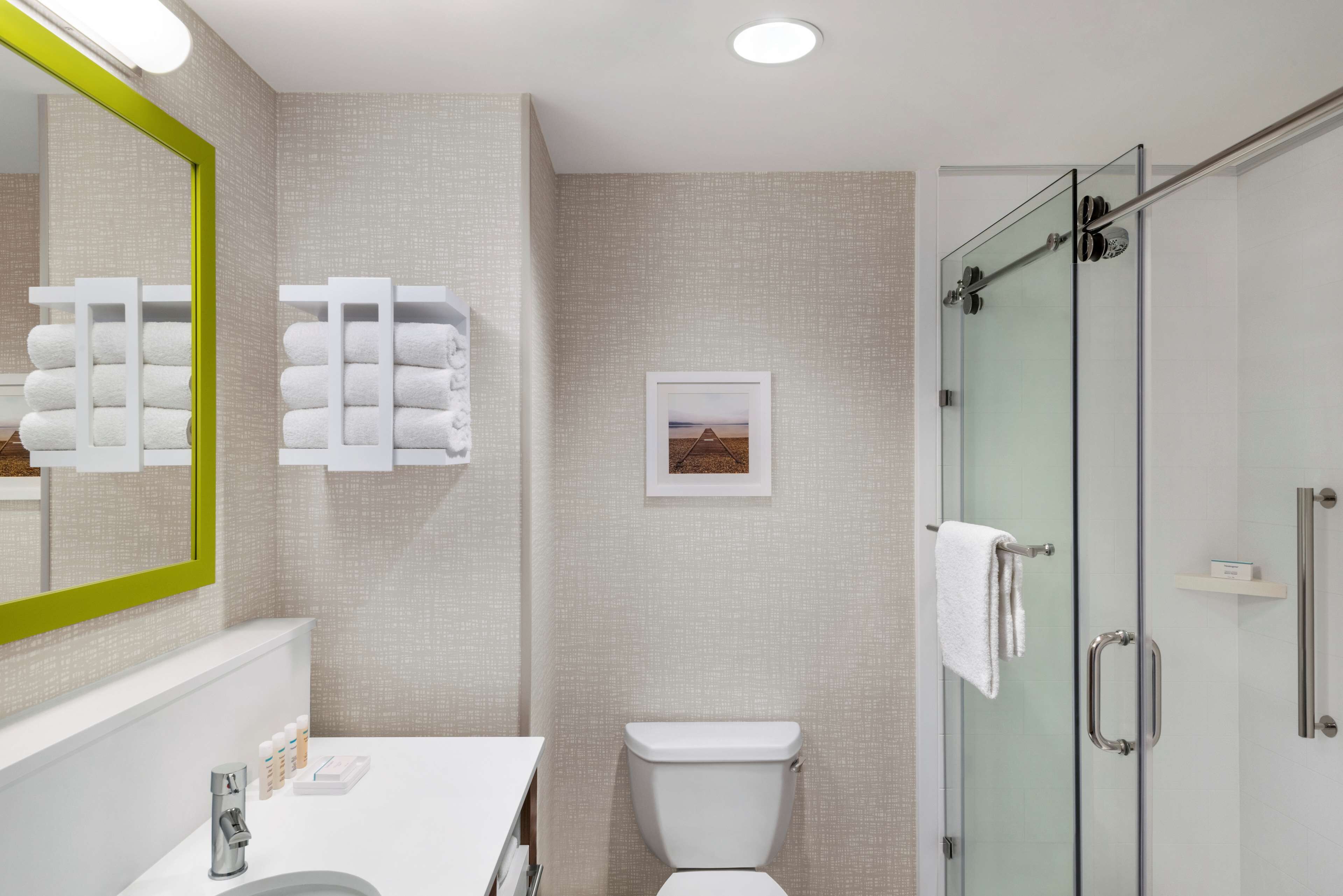 free toiletries, hair dryer, towels, soap