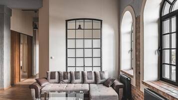 Premium Apartment | Living area | TV