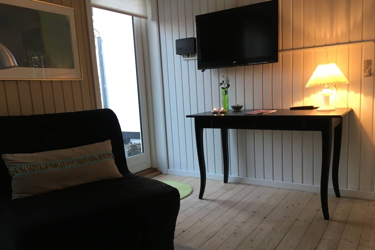 Basic-Doppelzimmer, Terrasse | Schreibtisch, Bügeleisen/Bügelbrett, kostenloses WLAN, Bettwäsche