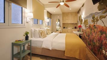 Apartment (Rodia) | 1 bedroom, soundproofing, iron/ironing board, free WiFi