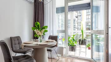Apartamento | Opções para refeição no quarto