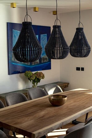 Dining - Luxury Villa With Indoor Pool and Outdoor Infinity Pool With Spectacular Views (Dubrovnik)